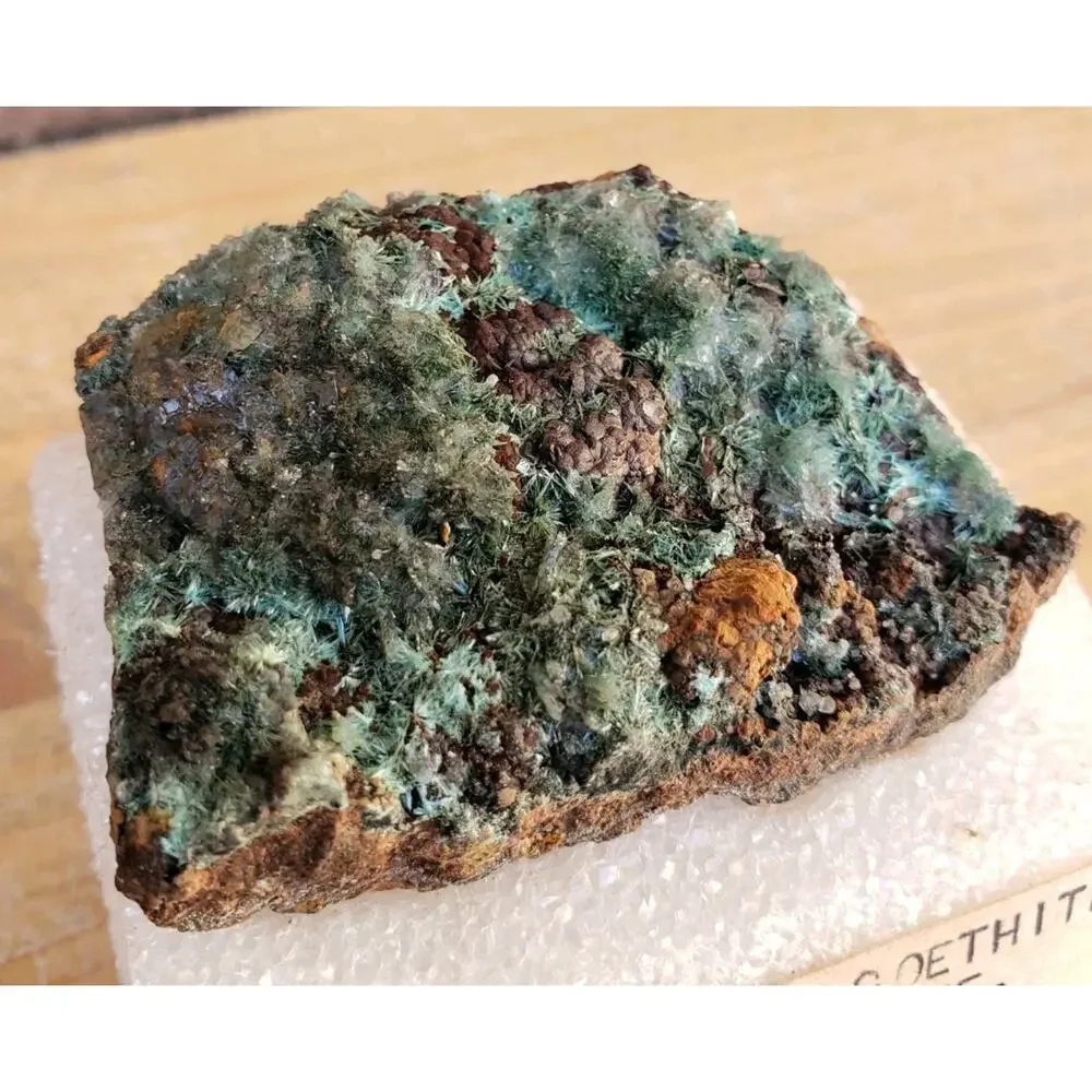 Aurichalcite Goethite Calcite Cerussite, Mapimi Durango Mexico 78g Estate